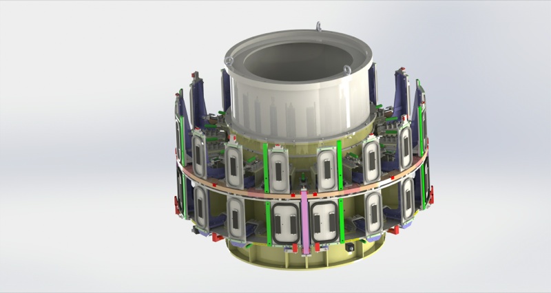 Vue 3D d'un prototype soudage FSW